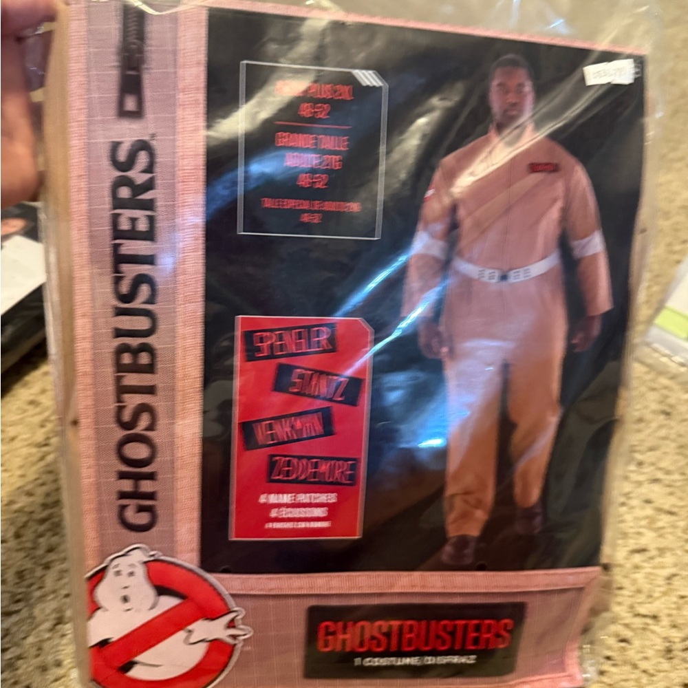 Rubie's Ghostbusters Men’s Costume - Tan and Red- 2XL